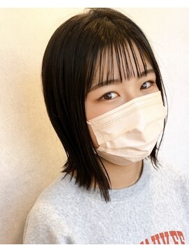 フォルメージ(formage) 切りっぱなし×シースルーバング