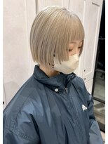 ディーン 名駅店(DEAN)&nbsp;デザインカラー　ブロンドカラーホワイトベージュカラー