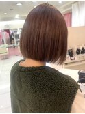 【ダブルカラー】ピンクブラウン/ナチュラルヘア/大阪