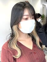 ムク 横浜店(muku)&nbsp;インナーカラーケアブリーチイヤリングカラーハイライトレイヤー