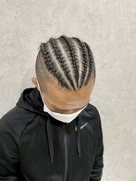 イト(ito)&nbsp;コーンロウ格闘技試合髪型～糸ito～HIRO