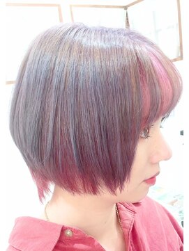 パーティー PAR-TY 芦屋店 上品さ+インナーカラー