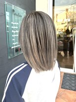 ヘアメイク シンズ レインボー(Hair Make SHIN'S RAINBOW)&nbsp;シャドールーツ/赤味打ち消し/癖毛/結べる/グレージュ