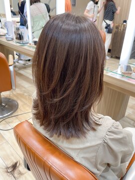 オリーブスバイネオリーブ(Olive's by neolive) ＊ひし形ハイレイヤー＊(くびれヘア/顔周りカット/根元パーマ)