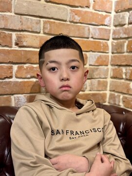 ヒロギンザ 仙台本店(HIRO GINZA) 仙台 キッズカット フェード ライン 眉毛 小学生