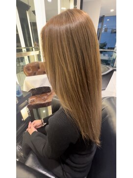 エアー 銀座タワー(AIR) プレミアムケアカラー/髪質改善/美髪/明るい白髪染め【榛葉】