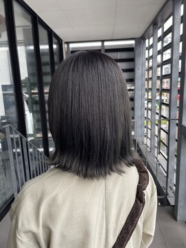 テラスヘアラボ 新潟駅南(TERRACEhairLab.) 【透明感暗髪】オリーブグレージュ