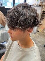 ジュンヌオム リンカラン(Jeune Homme LINGKARAN) マッシュ×波巻きスパイラルパーマ