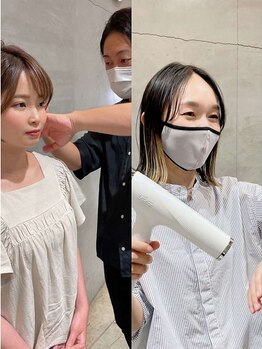 グラム バイ レイエレガンス(glam by REIELEGANCE)の写真/【八事駅5分】熟練スタイリストがマンツーマンで担当!お客様の魅力を引き出すために全力で寄り添います◇