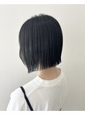 切りっぱなしボブ