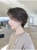 丸みショート/ショートカット/ショートヘア/20代/30代/40代