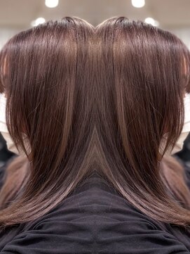 アフェクト 金沢文庫(affect) 黒髪/グレーベージュ/レイヤーロング/前髪パーマ/金沢文庫