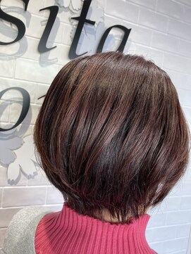 カシータ フロル 尾張旭店(Casita flor) 艶感ショートボブ
