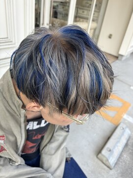 シャルティア(SHALLTIA) メンズルーツカラー【山口市美容室】【山口市ハイトーン】