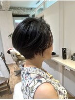 アロッタ 梅田茶屋町(alotta) シースルーバングショートスタイル