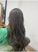スモーキーグレージュ×ハイライト