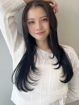 ソラ 広尾店(SORA)の写真/毎朝のスタイリングが簡単でキレイが長持ちスタイルに仕上がる優秀カット。伸びても崩れないモチの良さ◎