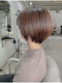 ナチュラルショートボブスタイル