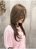 レイヤーカット/ブリーチなしダブルカラー