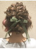ボブヘアアレンジ