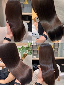 ミル 心斎橋(MIL)の写真/【８月上旬NEW OPEN】”指通りが良い”艶髪が叶う、こだわりトリートメントで自信を取り戻そう♪[心斎橋]