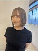 ミルクティーベージュ×ボブが可愛い！【高岩美季】