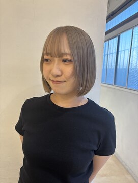 ポート 蕨(PORT) ミルクティーベージュ×ボブが可愛い！【高岩美季】