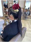 成人式/ポニーテール