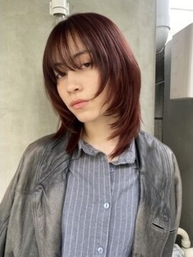 プロス(Pros) 表参道/ブリーチなし/レイヤーカット/フェイスレイヤー