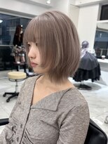 ランテルディ 渋谷(LANTERDIT)&nbsp;レイヤーボブ  グレージュ 韓国ヘア