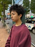 スパイキーショート 短髪パーマ ピンパーマ【五嶋響】