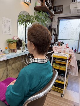 パーマショートスタイル