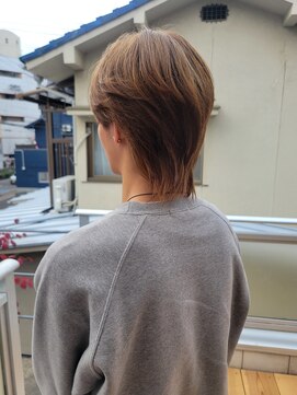 ツイギー 宮西店(TWiGGY) メンズ　1回ブリーチ　ミルクティー