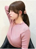小川/高田馬場で可愛く前髪、顔まわり、おくれ毛