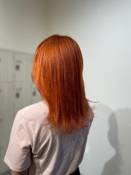 パプスドコワフュール 甲子園口店(Pap's de coiffeur) 西宮美容室/甲子園口美容室/パプス甲子園口/オレンジカラー