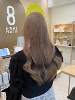 エイトヘアー(8 HAIR)&nbsp;ミルクティーベージュ ベージュカラー ブリーチカラー