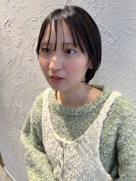 エクリ シセイドウ 麻布十番店(equri×SHISEIDO) 【麻布十番】大人の丸みショートスタイル