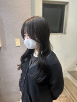 フロレゾンヘアデザインエクステ(floraison hair design exte) ash black × pull exte