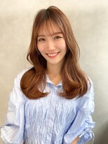 トゥルーズ 梅田茶屋町店(TLUUS)&nbsp;【TLUUSミルクティーブロンドワンホンレイヤーダークブルー】