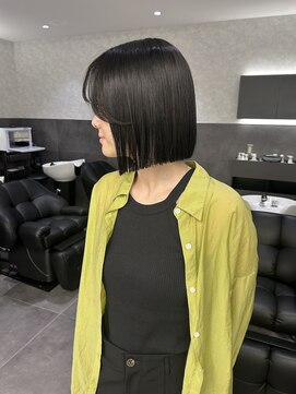 アト(Ato.) 大人クールなヘイリーボブxオフブラックカラー【菅井】