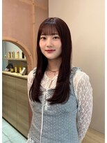 メルト 西梅田店(melt) 艶感ラベンダーカラーのレイヤースタイル