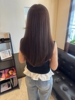 レオ(LEO)&nbsp;レイヤーカット　カカオベージュ