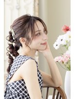 ヘアセットサロンシャルメ 梅田店(Hair Make Salon CHARMER) あみおろしポニーヘア♪
