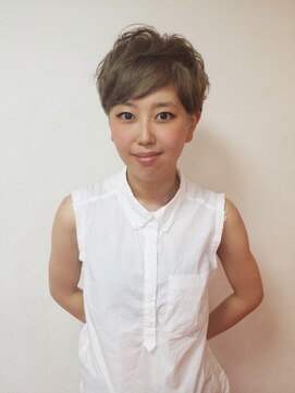 ポッシュ 原宿店(HAIR＆MAKE POSH) Wカラーマットグレーショート