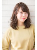 バレイヤージュデジタルパーマショート×ノーブルクラシカルロブ