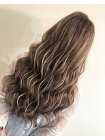 ラピス 渋谷本店(Lapis) 【lapis渋谷】グレージュ×ホワイトハイライト