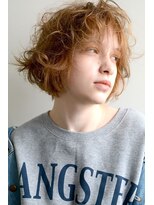 ミラバイグリーン(Mira by green) honey beige×curly mini BOB