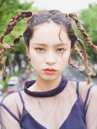 夏の簡単カラフルゴムアレンジ / グラデーションカラー：L036881296