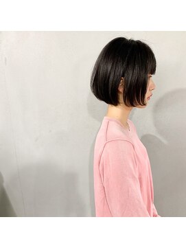 タグ(#tag) #艶パッツンボブ