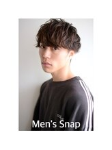 ミドヘアー (mid hair) men's snap